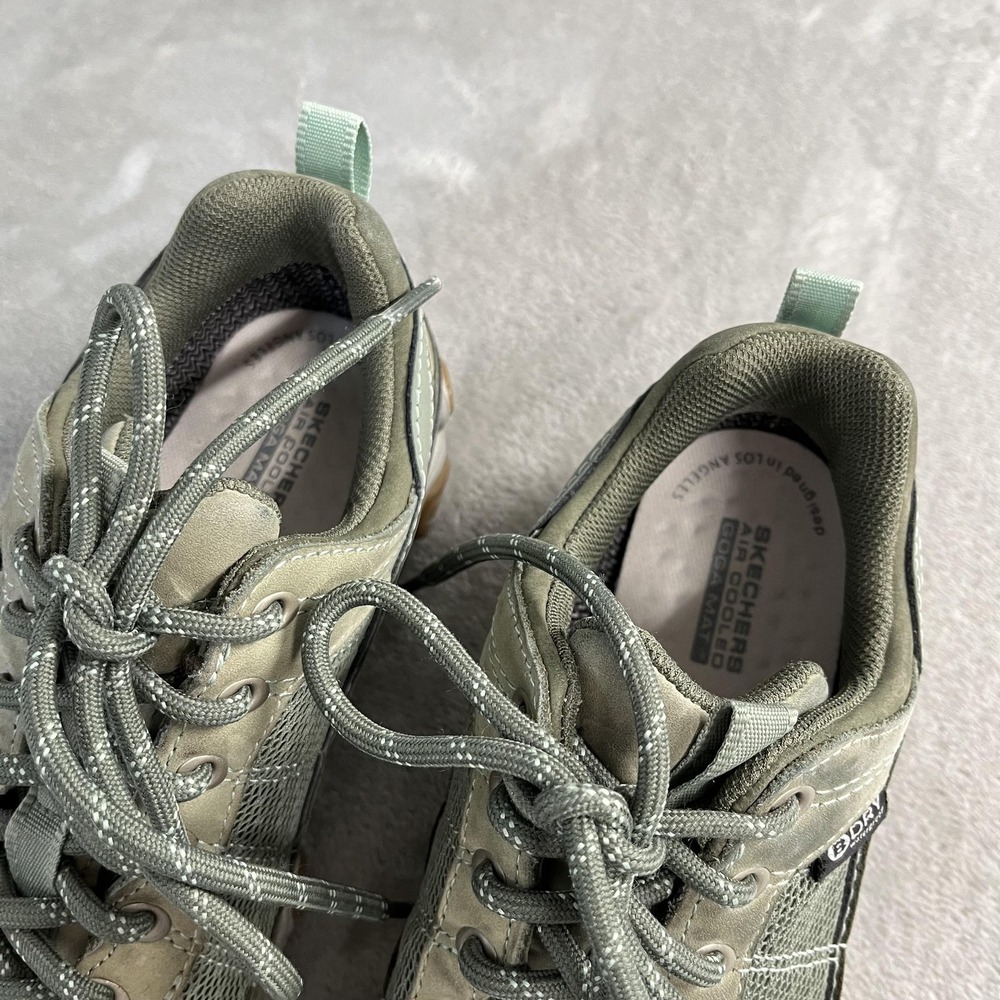 Oboz Shoes Womens Size 7.5 Green Leather BDry Waterproof Hiking Trail Sneakers - Picture 6 of 12